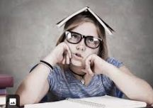 Estudiante preocupada